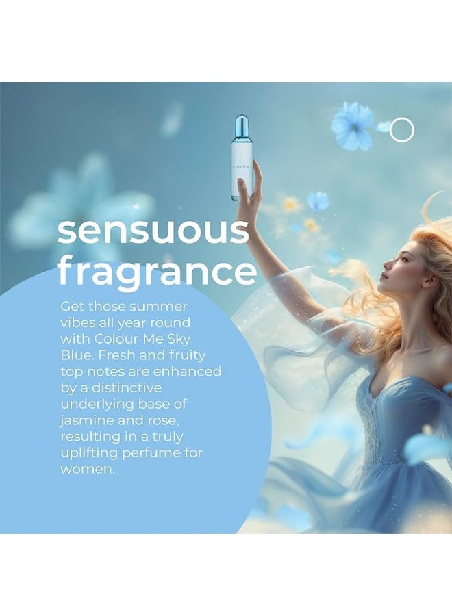 COLOUR ME Perfume Sky Blue for women 100ml - Image 4